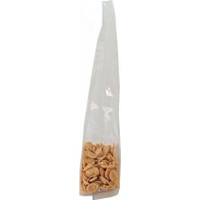 Kolay Ambalaj Şeffaf Yan Körüklü Torba 6 x 20+2,5 cm 200  gr 1 kg