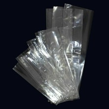 Kolay Ambalaj Şeffaf Yan Körüklü Torba 14 x 40+4,5 cm 2000  gr 5 kg