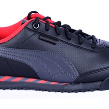 Puma 308067-01 Ferrrari Roma Via Deri Rahat Taban Siyah-Kırmızı Günlük Erkek Spor Ayakkabı