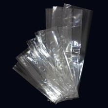 Kolay Ambalaj Şeffaf Yan Körüklü Torba 10 x 35+3,5 cm 1000  gr 1 kg