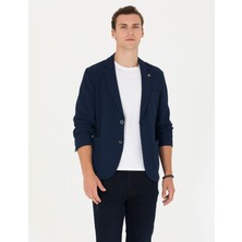 Pierre Cardin Erkek Lacivert Ekstra Slim Fit Blazer Ceket 50269735-VR033