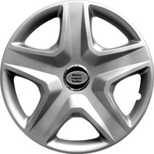 MYldrm Hyundai Starex 16 Inç Jant Kapağı Amblemli Gri 4'lü Takım 120