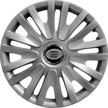 MYldrm Peugeot 15 Inç Jant Kapağı Amblemli Gri 1 Adet 124