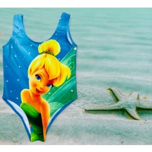Lolli Boom Kids  Kız Çocuk Kanatlı Kahraman Peri Thinkerbell Baskılı Mayo Yeni Sezon
