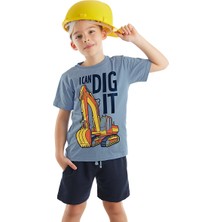 Mshb&G Kepçe Işte Erkek Çocuk T-Shirt Şort Takım