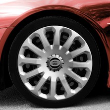 MYldrm Fiat Linea 15 Inç Jant Kapağı Amblemli Gri 1 Adet 121