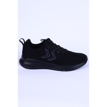 Hummel 900509 Mokka Fileli Faylon Taban Şevron Detaylı Esnek Siyah Günlük Unisex Spor Ayakkabı