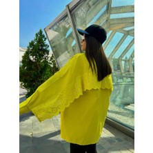 Qaju Fisto Detaylı Oversize Gömlek
