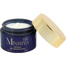 Minerva 108 Cosmetics El Kremi - Yaşlanma Karşıtı - Kırmızı Yonca