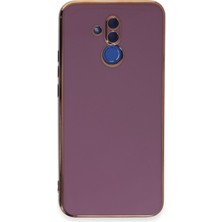 Newface Huawei Mate 20 Lite Kılıf Volet Silikon - Mor 277097