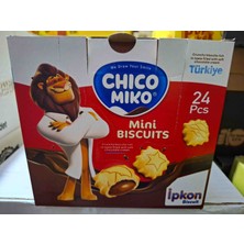 Chiko Miko Chıco Mıko Mini Bıscuıts Şekilli Içi Çikolata Dolu Bisküvi 24 Adet