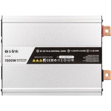 S-Link SL-1000 Watt 12 Volt 1000 Watt Inverter 12V-220V Çevirici  Dönüştürücü Inverter