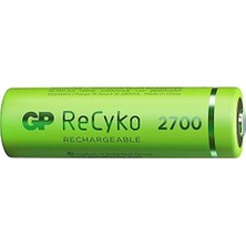 Gp 2600 Mah R6 Aa Şarjlı Kalem Pil 2 Li Paket Şarj Edilebilir Pil