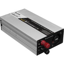 S-Link SL-600W Dc 12 Volt Ac 220 Volt Çevirici Dönüştürücü 600 Watt Inverter 12V-220V