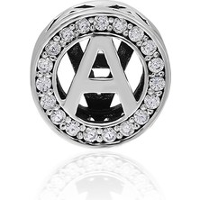 Adal Silver Kadın Gümüş A Harf Charm