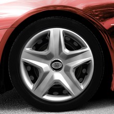 Whigor Skoda Favorit 16 Inç Jant Kapağı Amblemli Gri 4'lü Takım 120