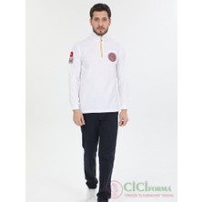 Cici Forma 112 Acil Polar Yarım Fermuarlı Beyaz