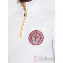 Cici Forma 112 Acil Polar Yarım Fermuarlı Beyaz