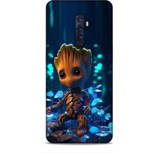 Lopard Oppo Reno 2 Kılıf Caliburn 26 Bebek Groot Soft Kapak