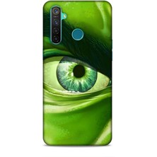 Lopard Realme 5 Pro Kılıf Caliburn 29 Hulk Göz Makro Leke Tutmaz Kapak