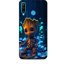 Lopard Huawei P30 Kılıf Caliburn 26 Bebek Groot Soft Kapak