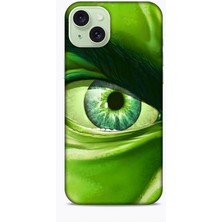 Lopard Apple iPhone 15 Plus Kılıf Caliburn 29 Hulk Göz Makro Leke Tutmaz Kapak