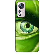 Lopard Xiaomi 12 Pro Kılıf Caliburn 29 Hulk Göz Makro Leke Tutmaz Kapak