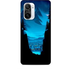 Lopard Xiaomi Redmi K40 Pro Kılıf Caliburn 14 Norveç Manzara Cover Kılıf