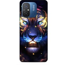 Lopard Realme C53 Kılıf Caliburn 12 Aslan Colorful Tasarım Kılıf