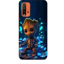 Lopard Xiaomi Redmi 9t Kılıf Caliburn 26 Bebek Groot Soft Kapak