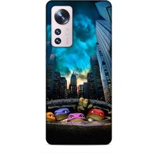 Lopard Xiaomi 12 Pro Kılıf Caliburn 11 Ninja Kablumbağalar 4K Baskılı Kılıf