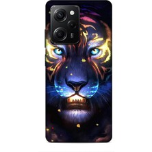 Lopard Tecno Spark Go 2024 Kılıf Caliburn 12 Aslan Colorful Tasarım Kılıf