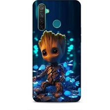 Lopard Realme 5 Pro Kılıf Caliburn 26 Bebek Groot Soft Kapak