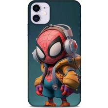 Lopard Apple iPhone 11 Kılıf Caliburn 25 Spiderman Bebek Soyulmayan Kılıf