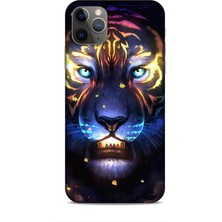 Lopard Apple iPhone 11 Pro Max Kılıf Caliburn 12 Aslan Colorful Tasarım Kılıf