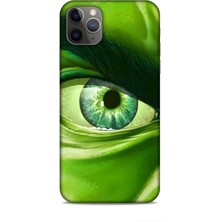 Lopard Apple iPhone 11 Pro Max Kılıf Caliburn 29 Hulk Göz Makro Leke Tutmaz Kapak