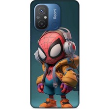 Lopard Realme C53 Kılıf Caliburn 25 Spiderman Bebek Soyulmayan Kılıf