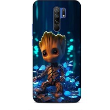 Lopard Xiaomi Redmi 9 Kılıf Caliburn 26 Bebek Groot Soft Kapak