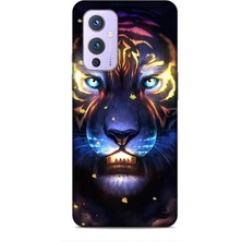 Lopard Oneplus 9 Kılıf Caliburn 12 Aslan Colorful Tasarım Kılıf