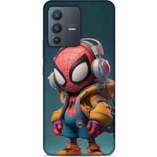 Lopard Vivo V23 5g Kılıf Caliburn 25 Spiderman Bebek Soyulmayan Kılıf