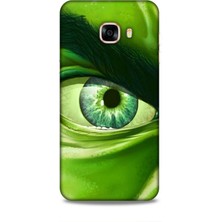 Lopard Samsung Galaxy C5 Kılıf Caliburn 29 Hulk Göz Makro Leke Tutmaz Kapak