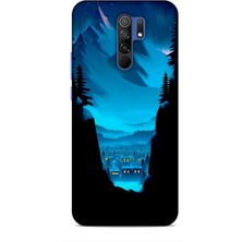 Lopard Xiaomi Redmi 9 Kılıf Caliburn 14 Norveç Manzara Cover Kılıf