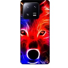 Lopard Xiaomi Mi 13T Kılıf Caliburn 16 Kurt Colorful Hediyelik Kılıf