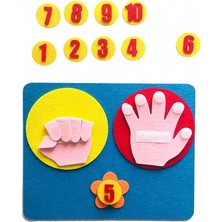 Stil C Stili 1 Takım El Yapımı Keçe Parmak Numaraları Matematik Oyuncak 25*20 cm Çocuk Sayma Matematik Oyuncak Öğretim Yardımcıları Çocuklar Için Dıy Örgü Zanaat Montessori (Yurt Dışından)