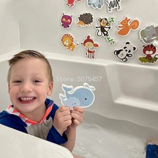 26 Adet Tarzı Küvet Banyo Oyuncakları Hayvanlar Alfanümerik Mektup Bulmaca Bathtoys Eva Eğitim Öğrenme Köpüğü Balık Su Banyosu Balonu Şamandıra Oyuncak (Yurt Dışından)