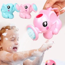 Mavi Stil Çocuklar Fil Sulama Banyo Oyuncakları Çocuklar Sevimli Bebek Karikatür Plastik Banyo Duş Aracı Çocuklar Için Su Oyuncakları Игрушки Для Детей (Yurt Dışından)