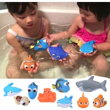 No.5 Tarzı Bebek Banyo Oyuncakları Bulma Nemo Dory Float Sprey Su Sıkma Oyuncaklar Yumuşak Kauçuk Banyo Oyun Hayvanlar Çocuklar Banyo Palyaço Balığı Oyuncak (Yurt Dışından)