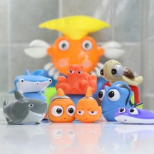 No.5 Tarzı Bebek Banyo Oyuncakları Bulma Nemo Dory Float Sprey Su Sıkma Oyuncaklar Yumuşak Kauçuk Banyo Oyun Hayvanlar Çocuklar Banyo Palyaço Balığı Oyuncak (Yurt Dışından)