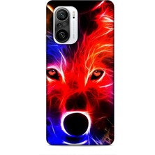 Lopard Xiaomi Redmi K40 Pro Kılıf Caliburn 16 Kurt Colorful Hediyelik Kılıf