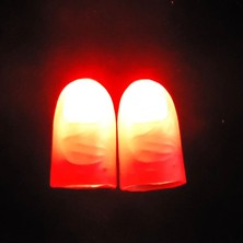 Işıklı Parmak Parmakları LED Hileler Başparmak Sahne Işıklı Parmak Parmakları Oyuncak Parmak Hileleri Başparmak Sahne (Yurt Dışından)